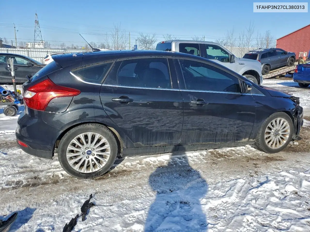 1FAHP3N27CL380313 2012 Ford Focus Titanium
