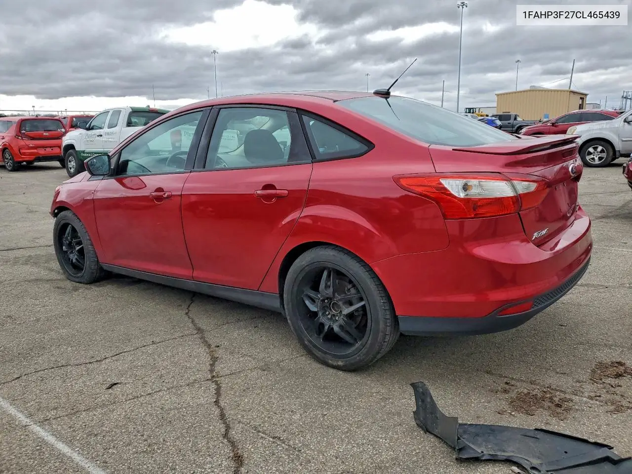 1FAHP3F27CL465439 2012 Ford Focus Se