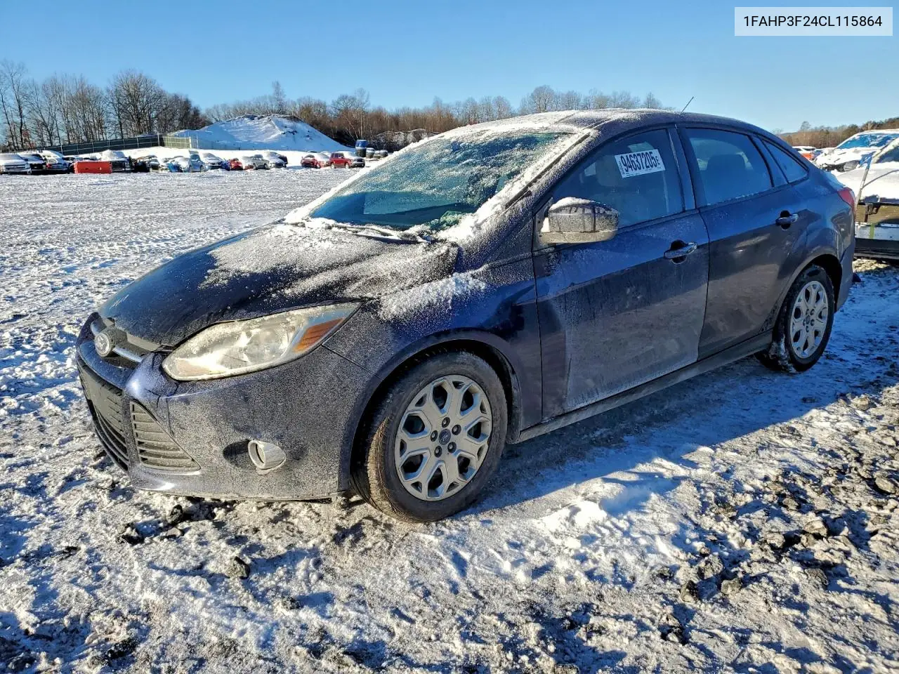 1FAHP3F24CL115864 2012 Ford Focus Se