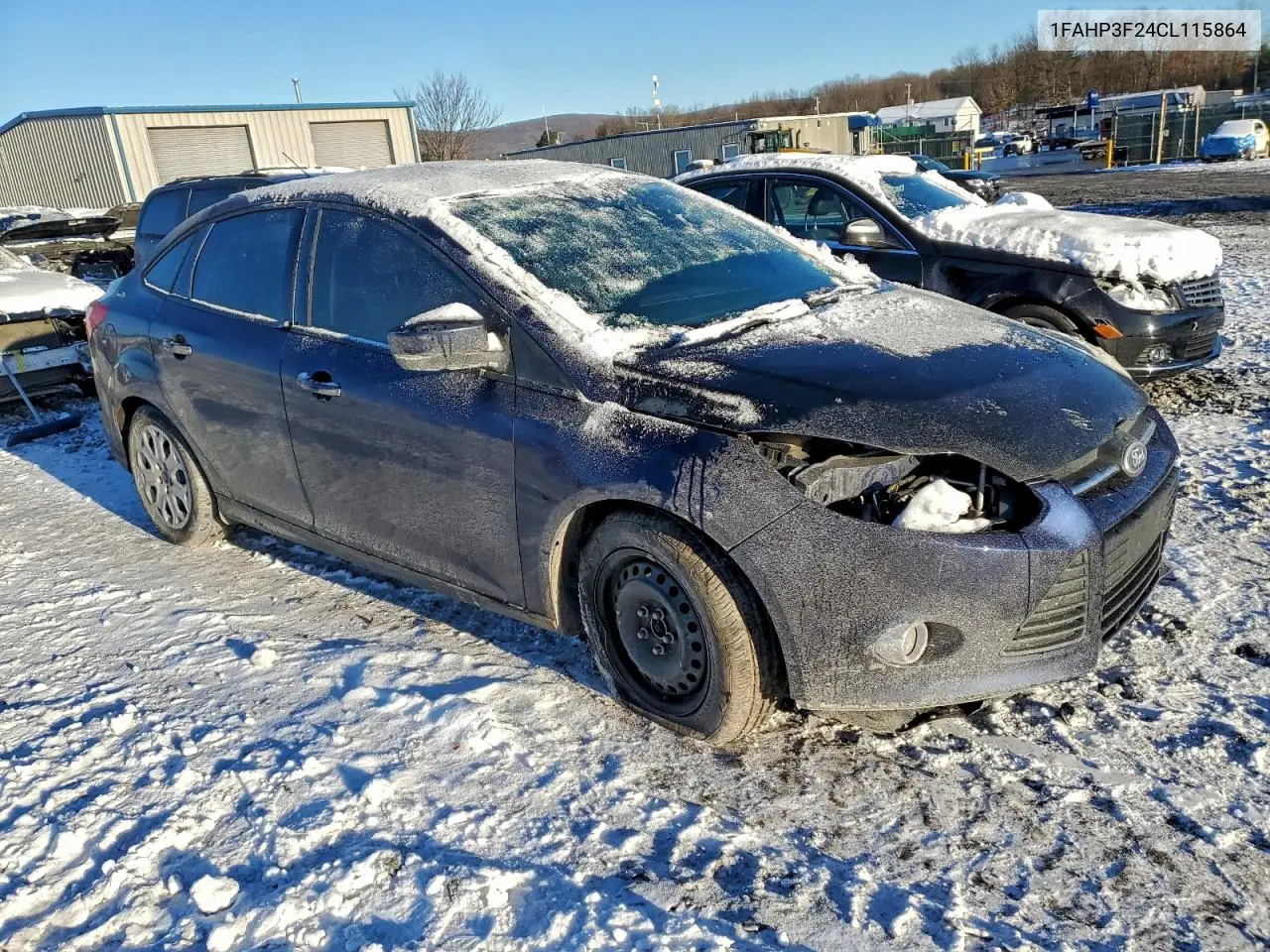 1FAHP3F24CL115864 2012 Ford Focus Se