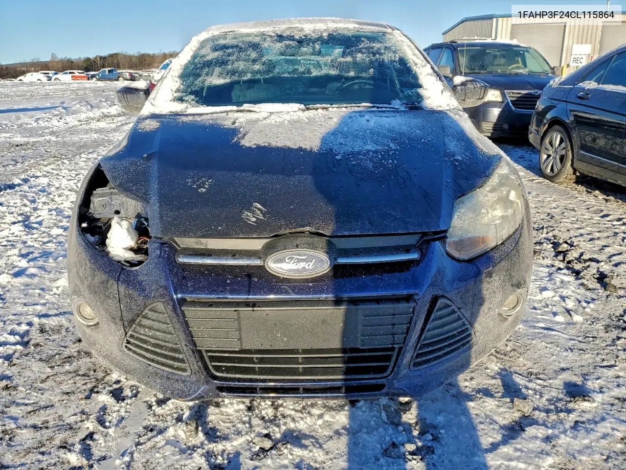 1FAHP3F24CL115864 2012 Ford Focus Se