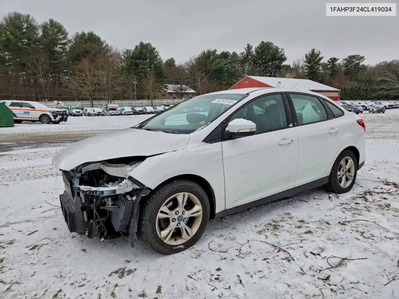 1FAHP3F24CL419034 2012 Ford Focus Se