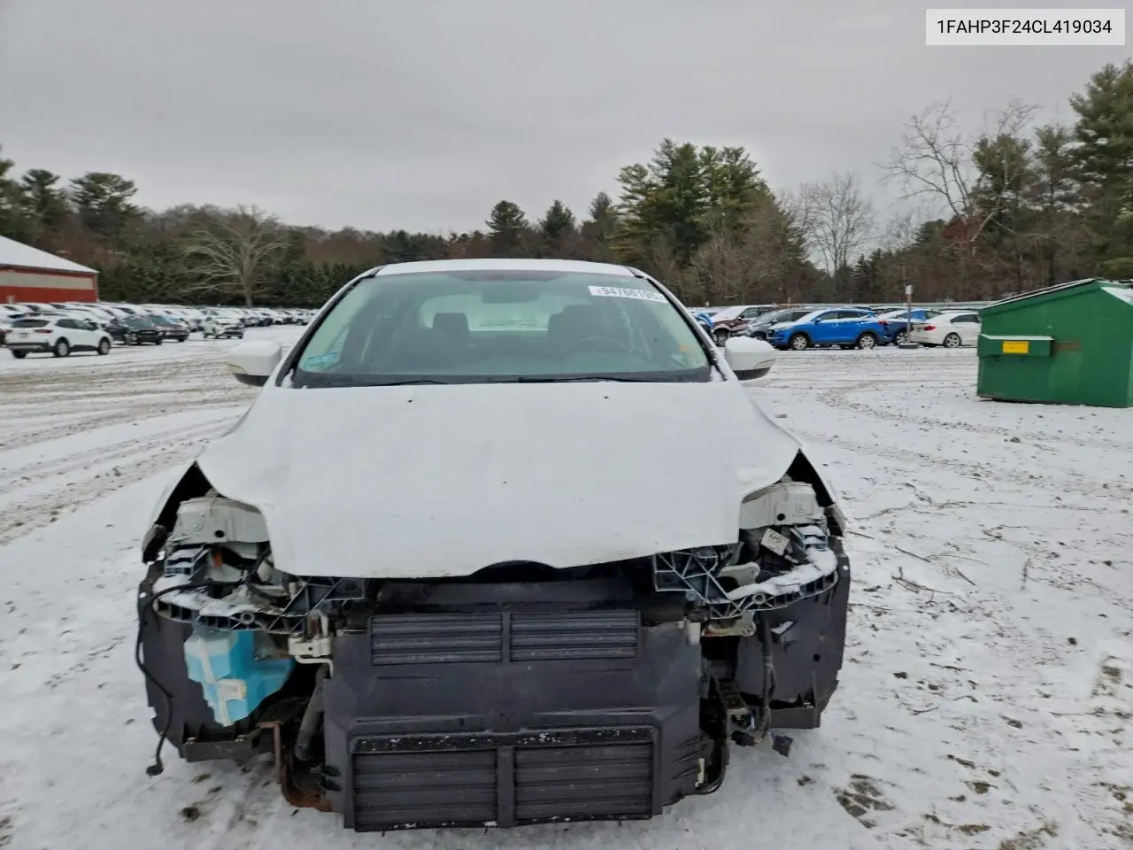 1FAHP3F24CL419034 2012 Ford Focus Se