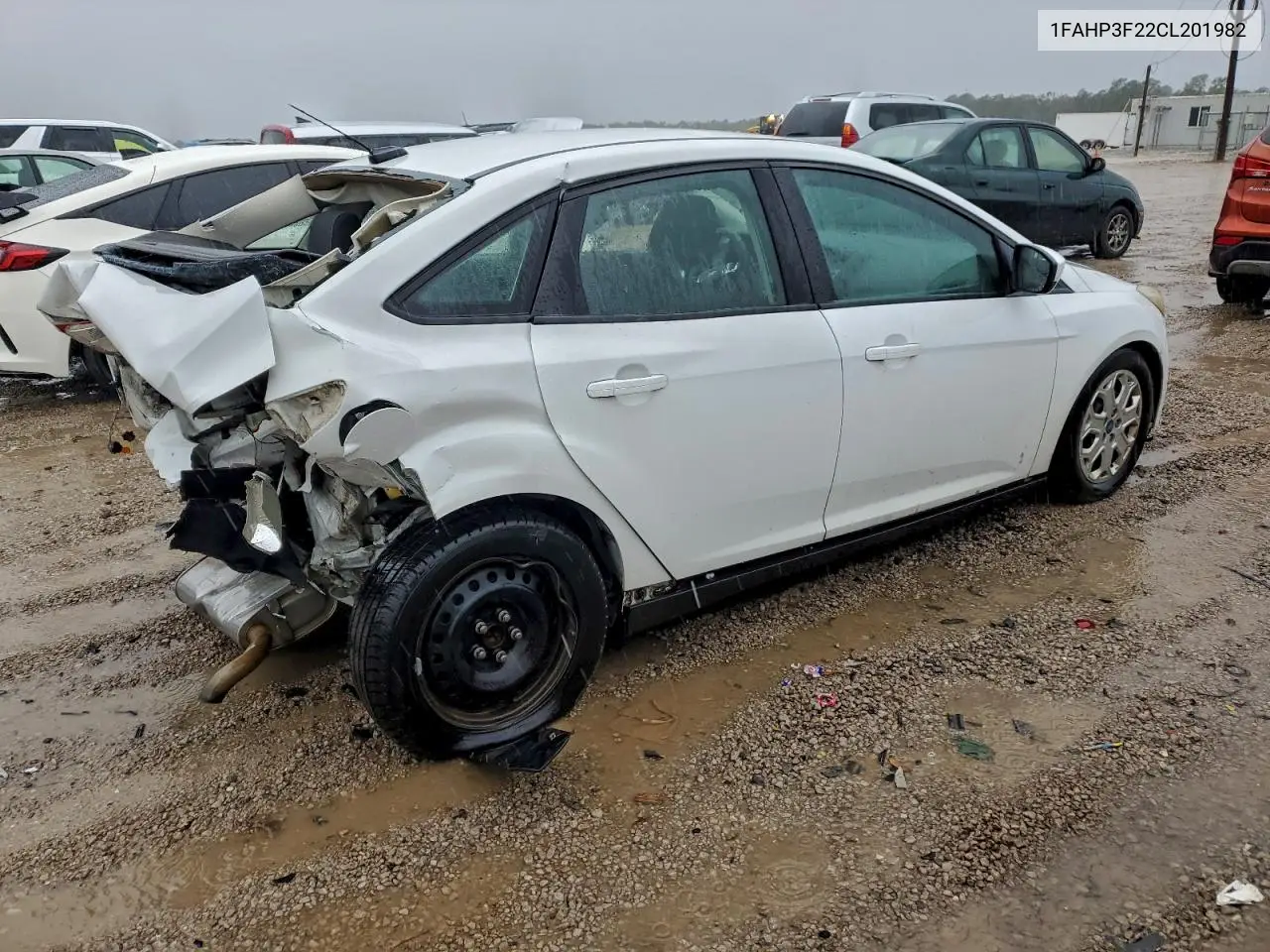 1FAHP3F22CL201982 2012 Ford Focus Se