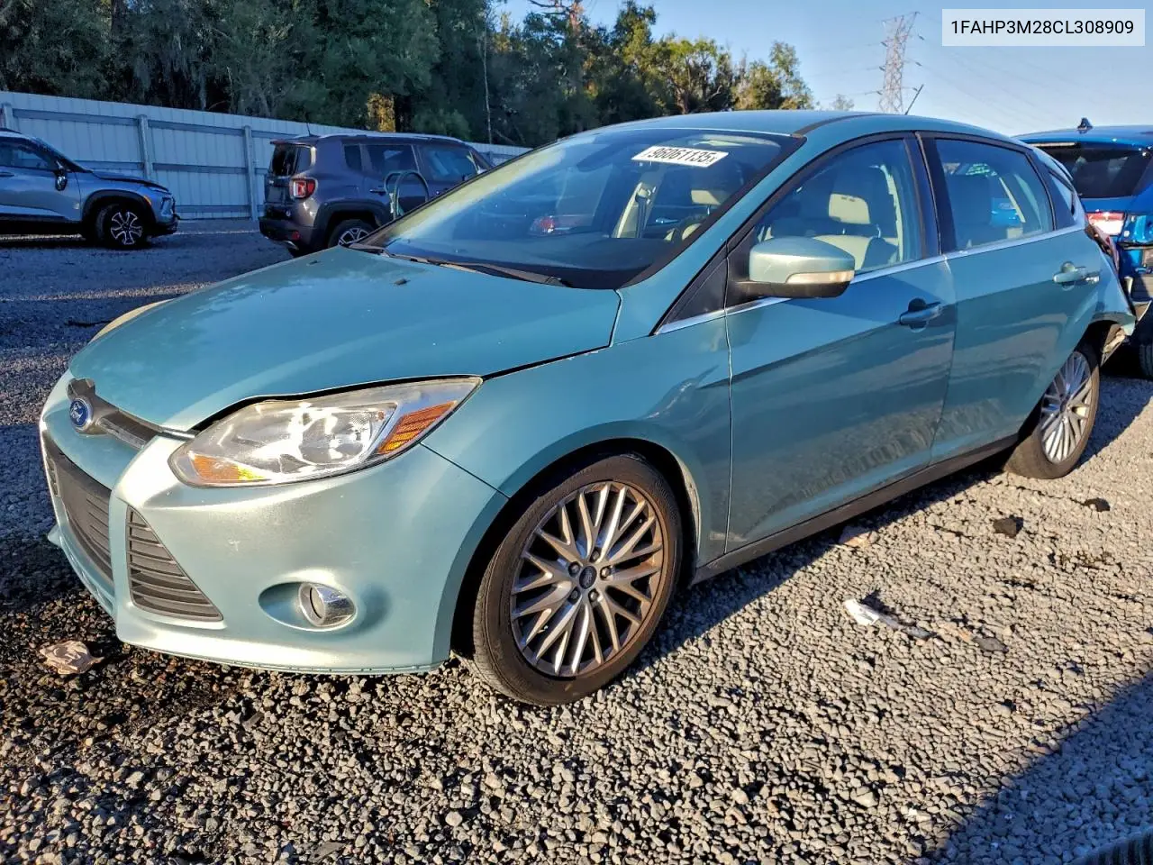 1FAHP3M28CL308909 2012 Ford Focus Sel