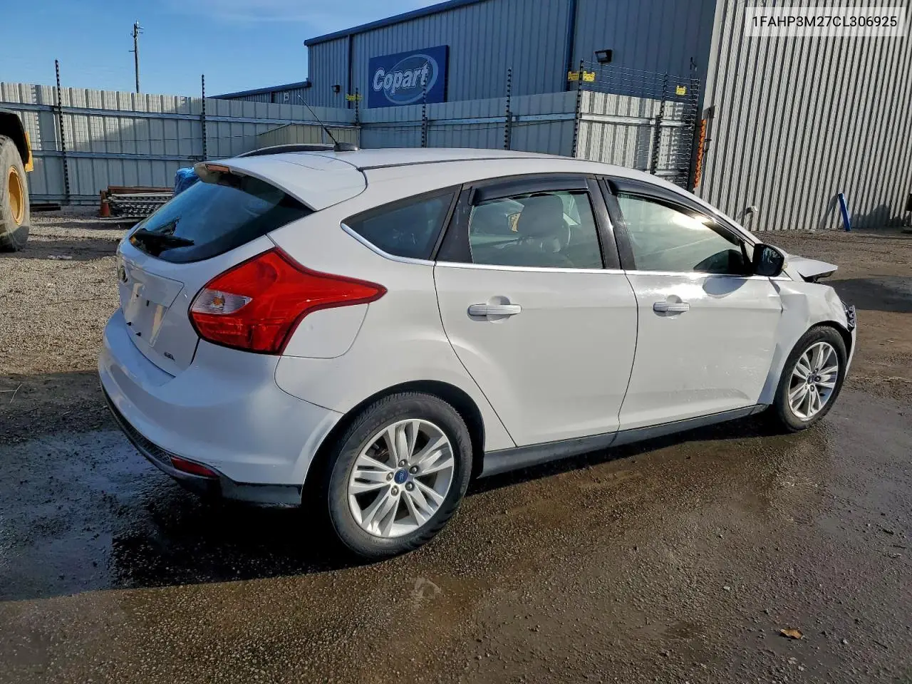 1FAHP3M27CL306925 2012 Ford Focus Sel