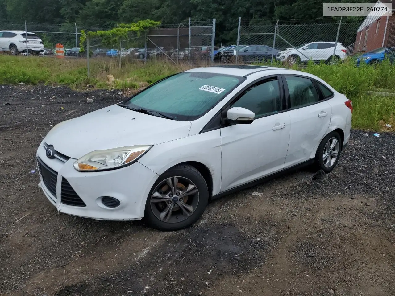 1FADP3F22EL260774 2014 Ford Focus Se