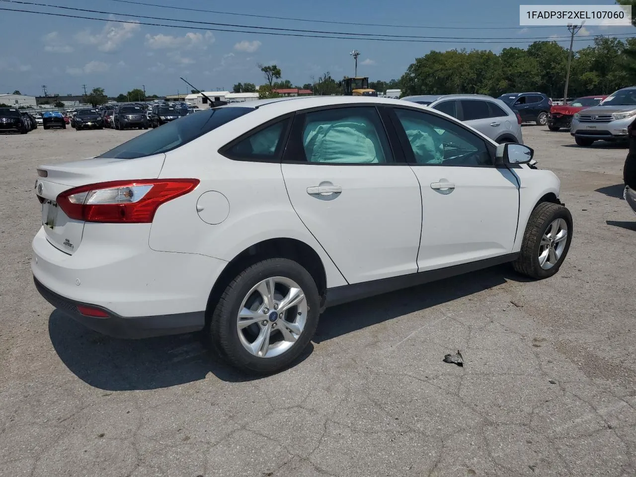 2014 Ford Focus Se VIN: 1FADP3F2XEL107060 Lot: 65803654