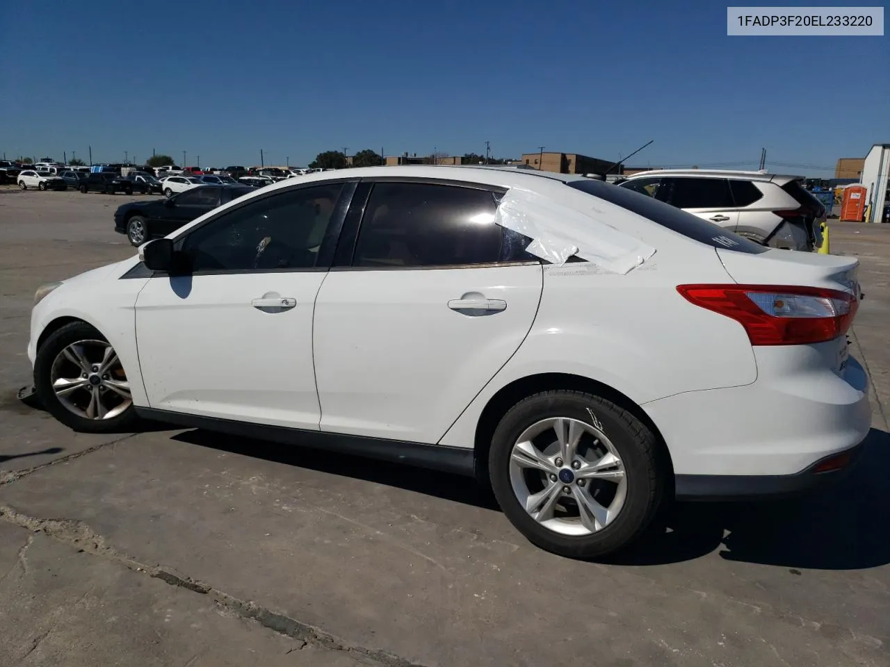 2014 Ford Focus Se VIN: 1FADP3F20EL233220 Lot: 70713134