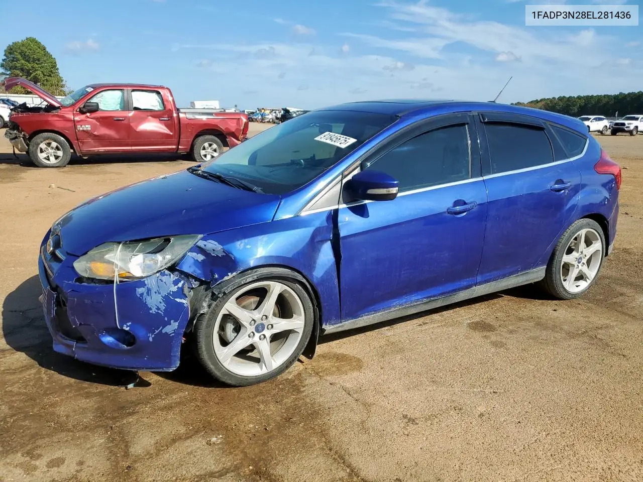 1FADP3N28EL281436 2014 Ford Focus Titanium