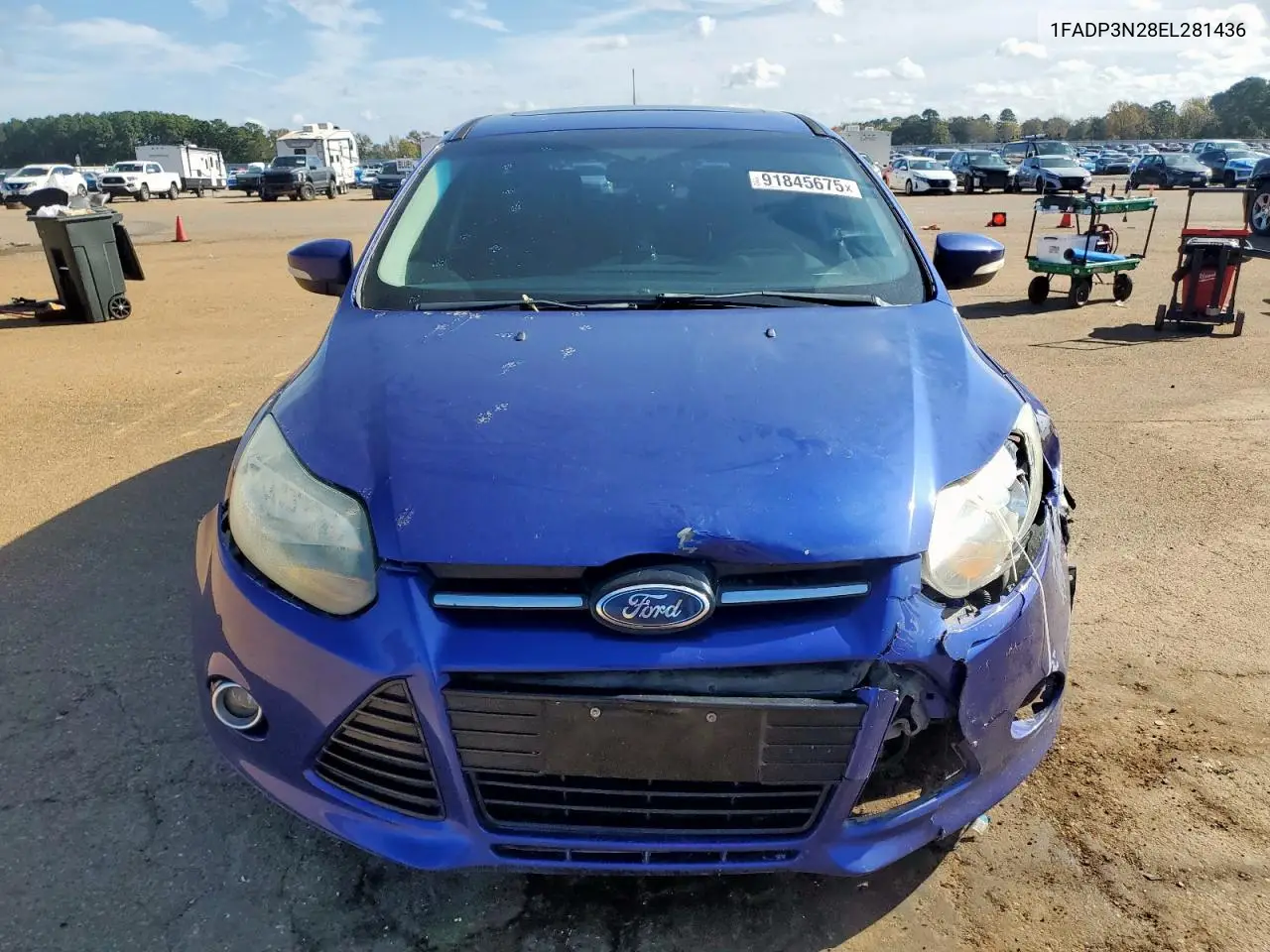 1FADP3N28EL281436 2014 Ford Focus Titanium