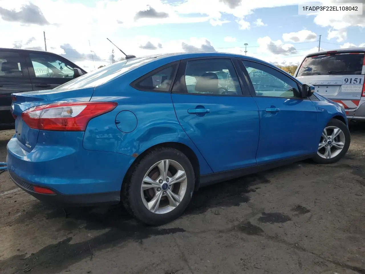 1FADP3F22EL108042 2014 Ford Focus Se