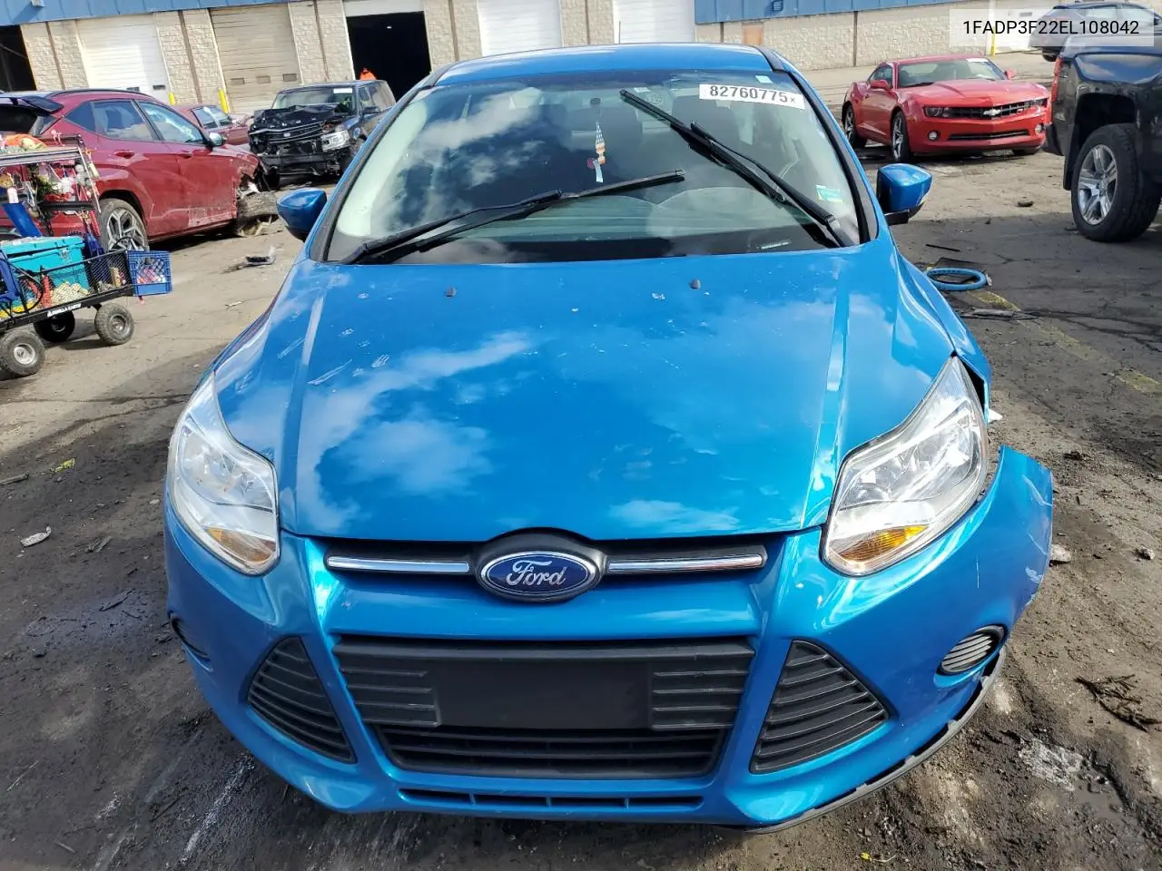 1FADP3F22EL108042 2014 Ford Focus Se