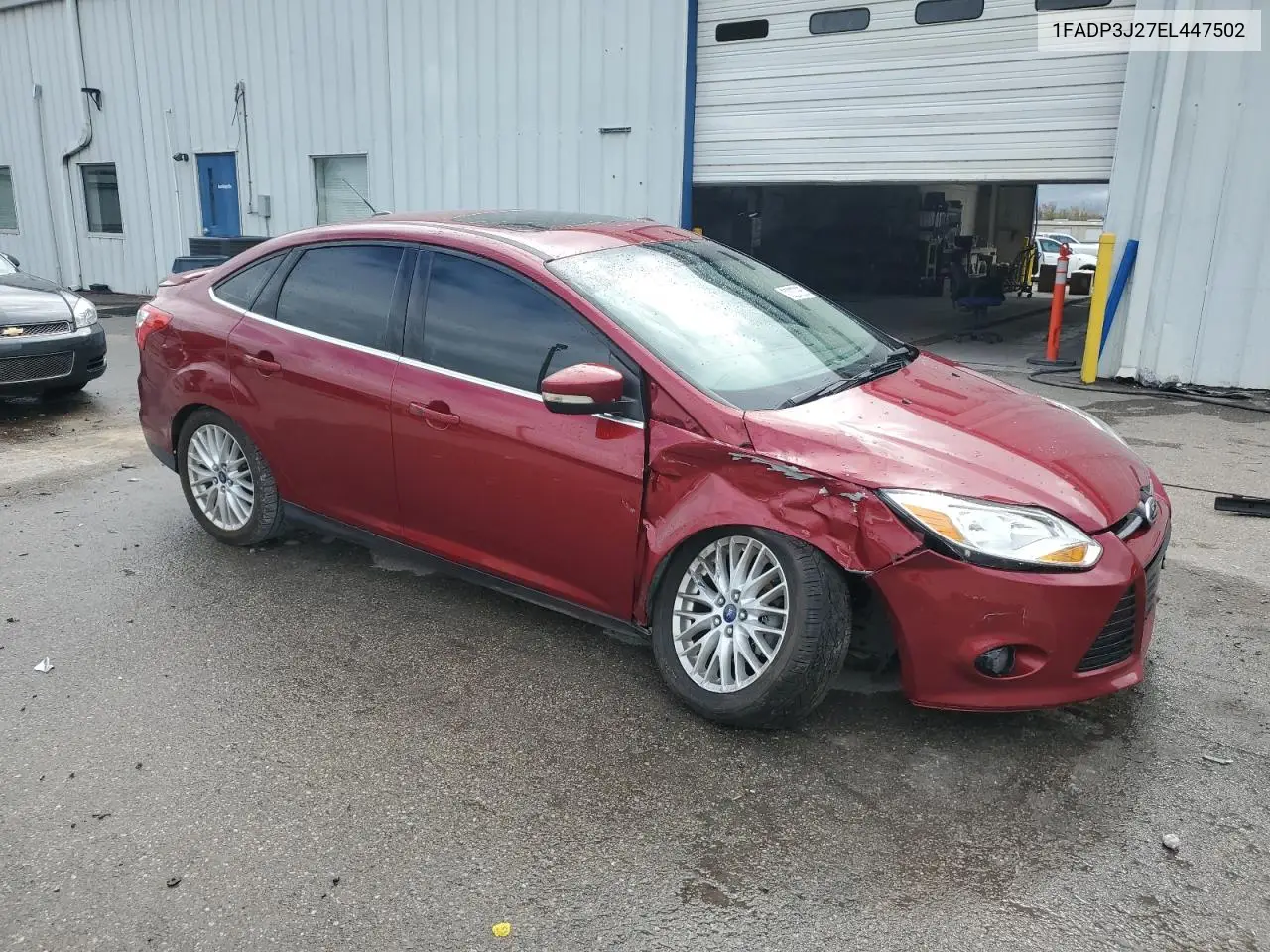 1FADP3J27EL447502 2014 Ford Focus Titanium