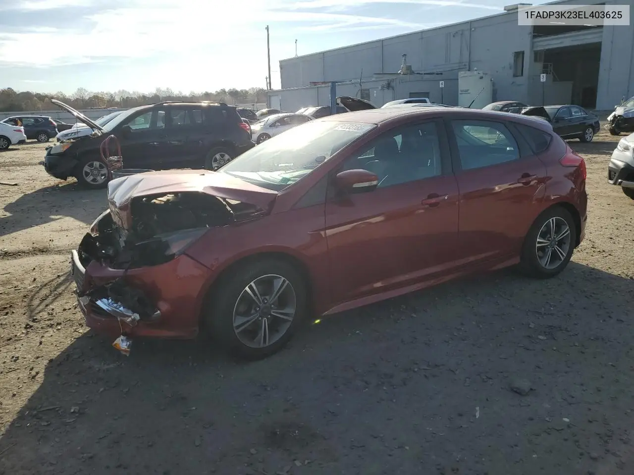 1FADP3K23EL403625 2014 Ford Focus Se