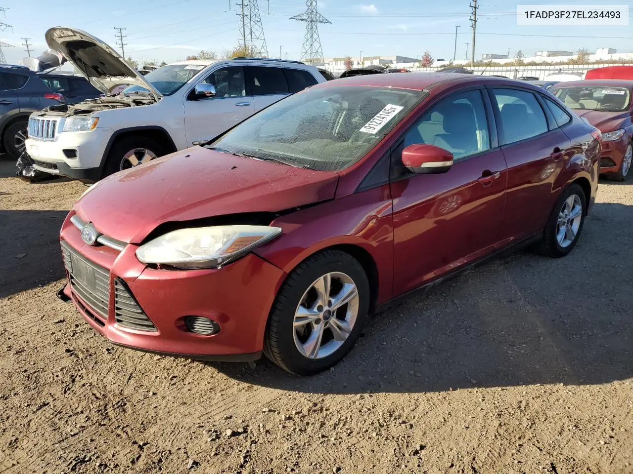 1FADP3F27EL234493 2014 Ford Focus Se