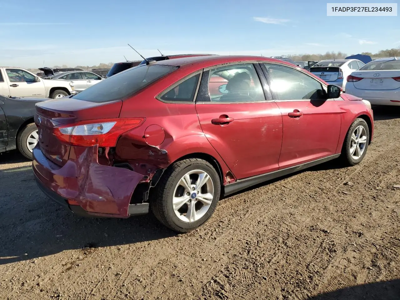 1FADP3F27EL234493 2014 Ford Focus Se