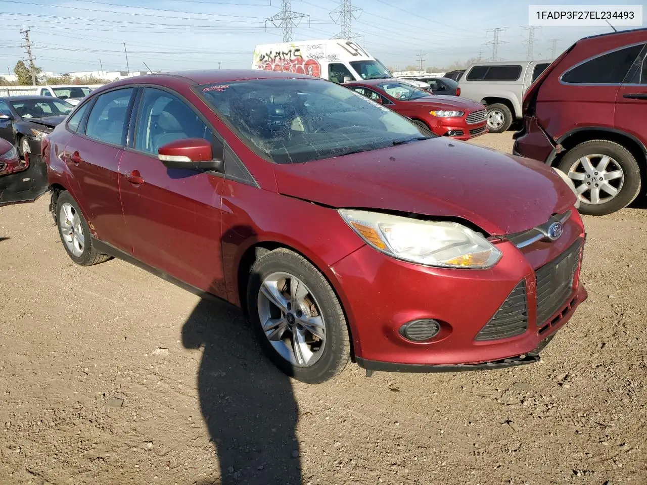1FADP3F27EL234493 2014 Ford Focus Se