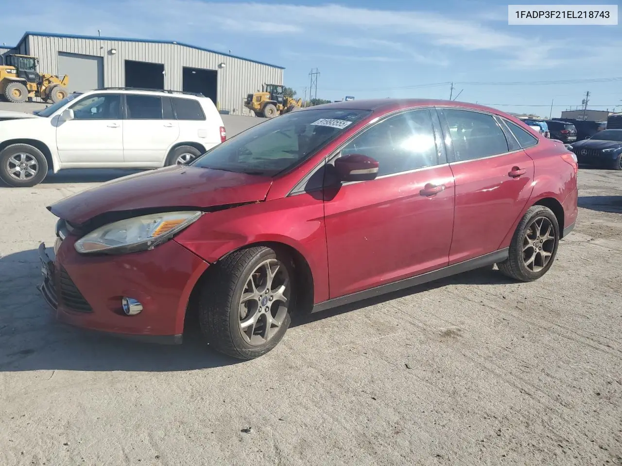 1FADP3F21EL218743 2014 Ford Focus Se
