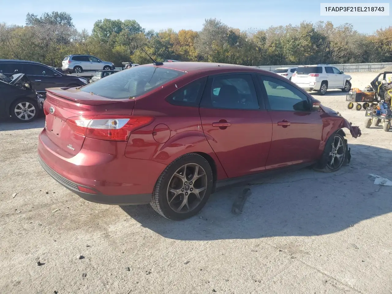 1FADP3F21EL218743 2014 Ford Focus Se