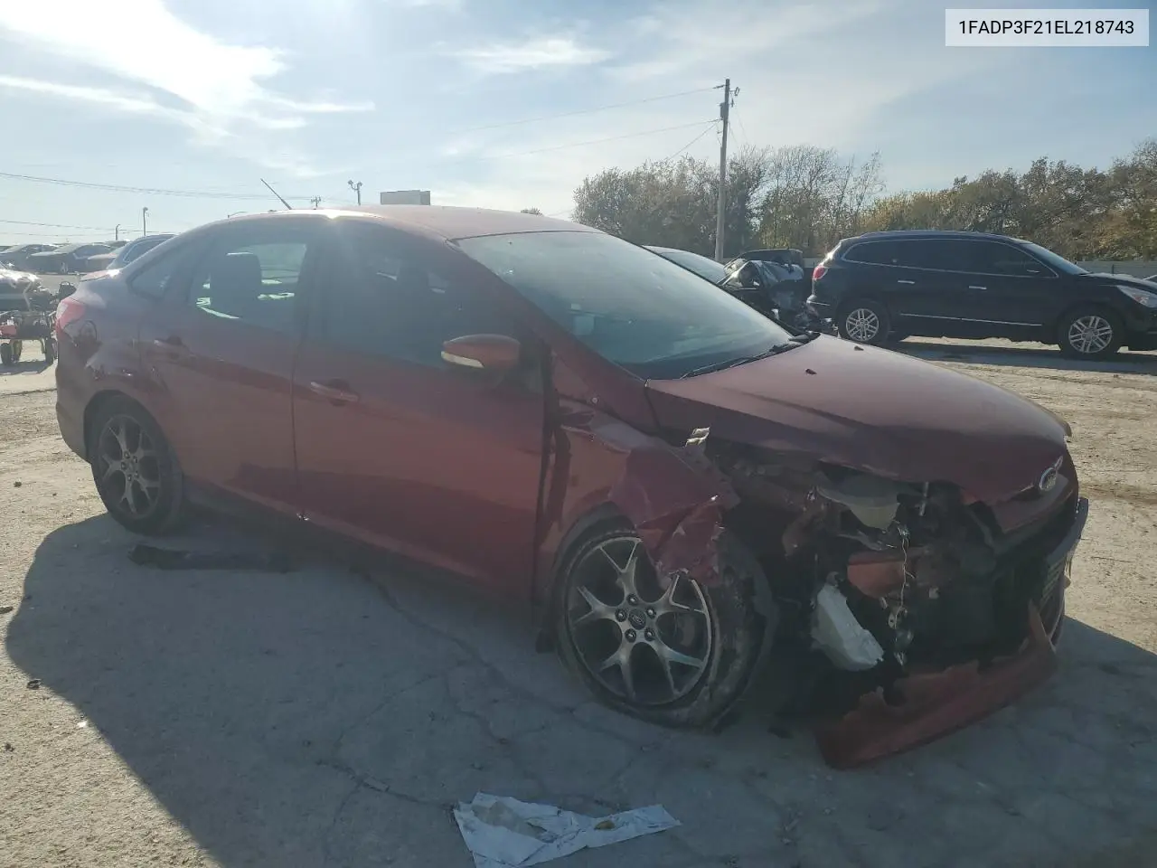 1FADP3F21EL218743 2014 Ford Focus Se