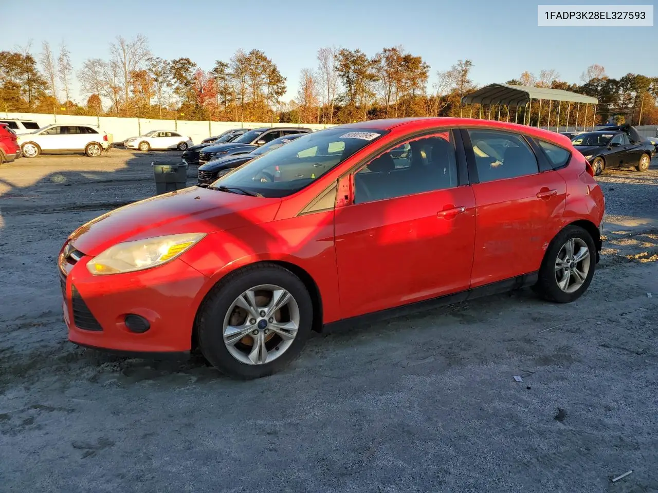 1FADP3K28EL327593 2014 Ford Focus Se