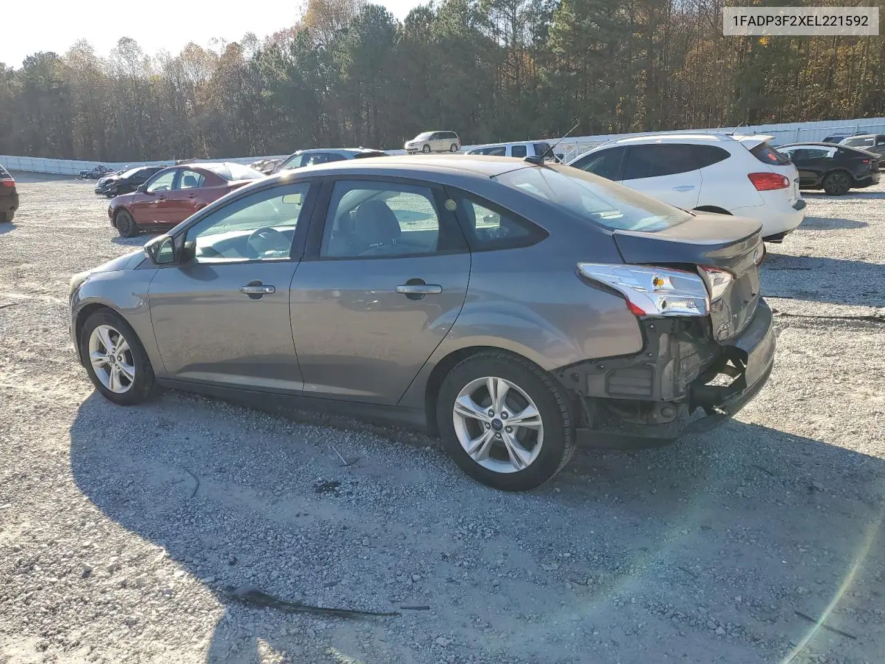 1FADP3F2XEL221592 2014 Ford Focus Se