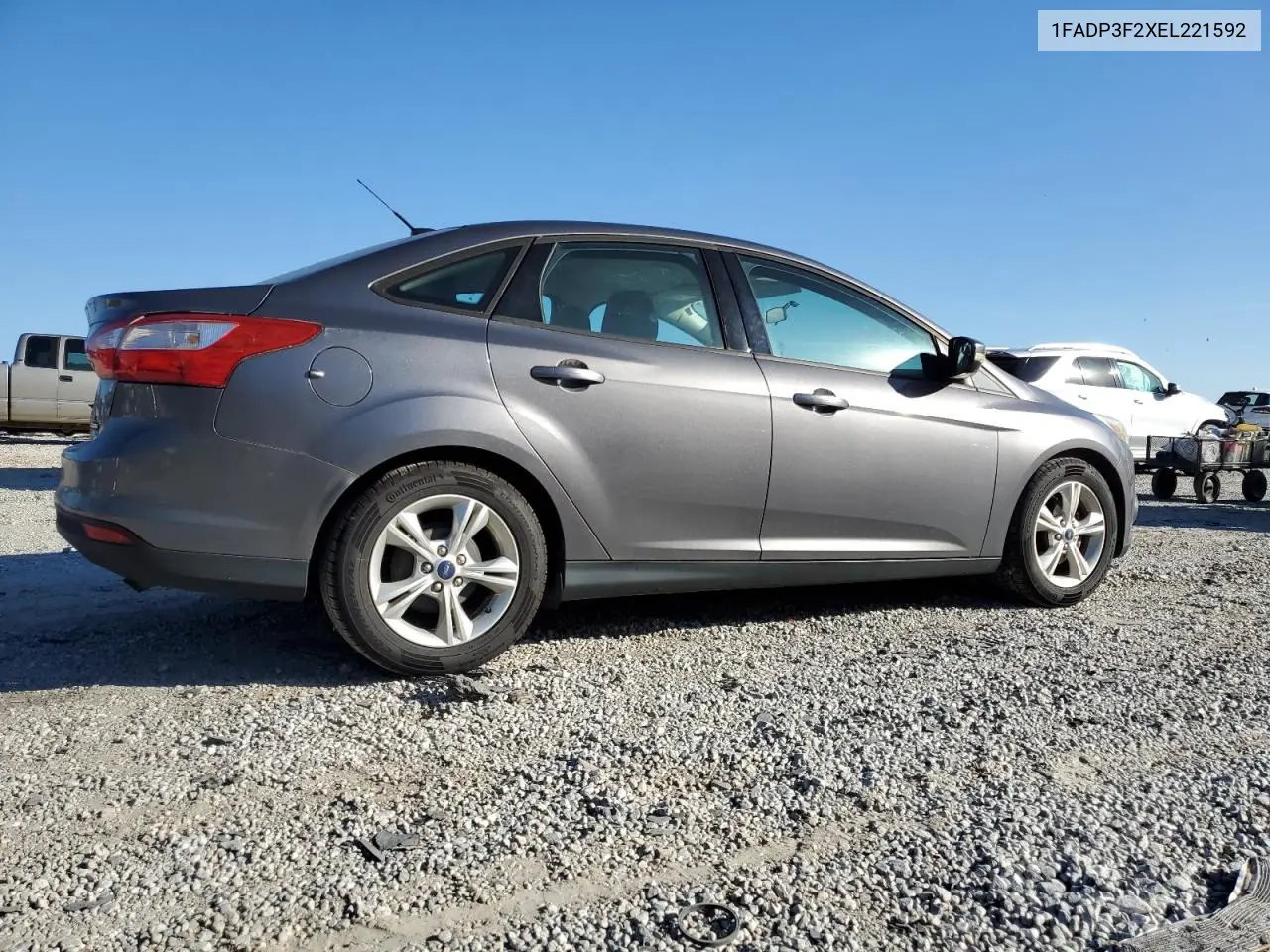 1FADP3F2XEL221592 2014 Ford Focus Se