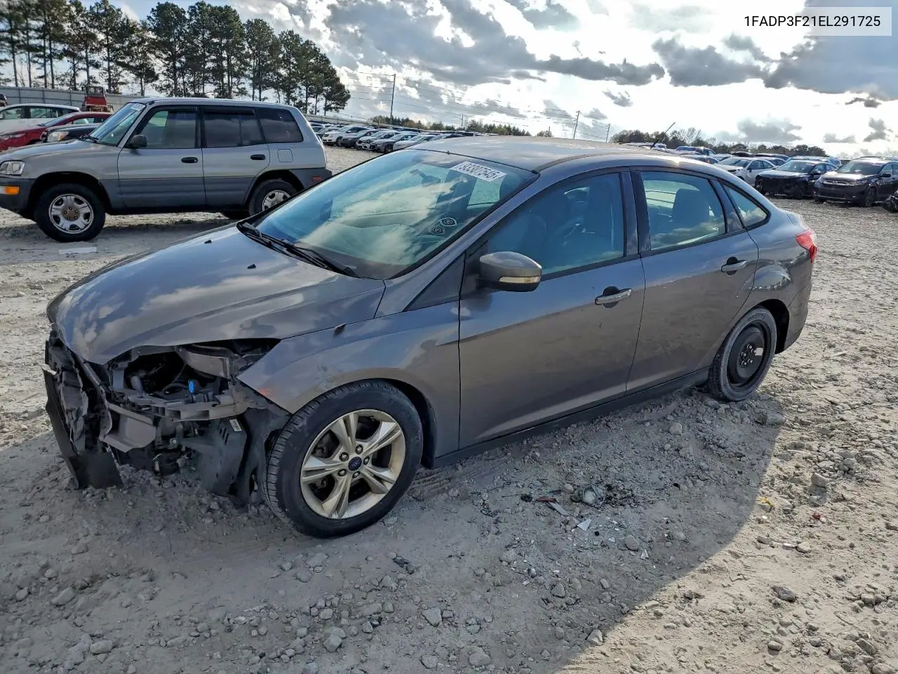 1FADP3F21EL291725 2014 Ford Focus Se