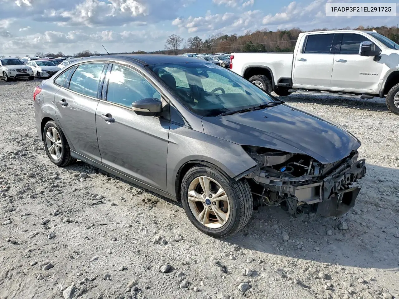 1FADP3F21EL291725 2014 Ford Focus Se