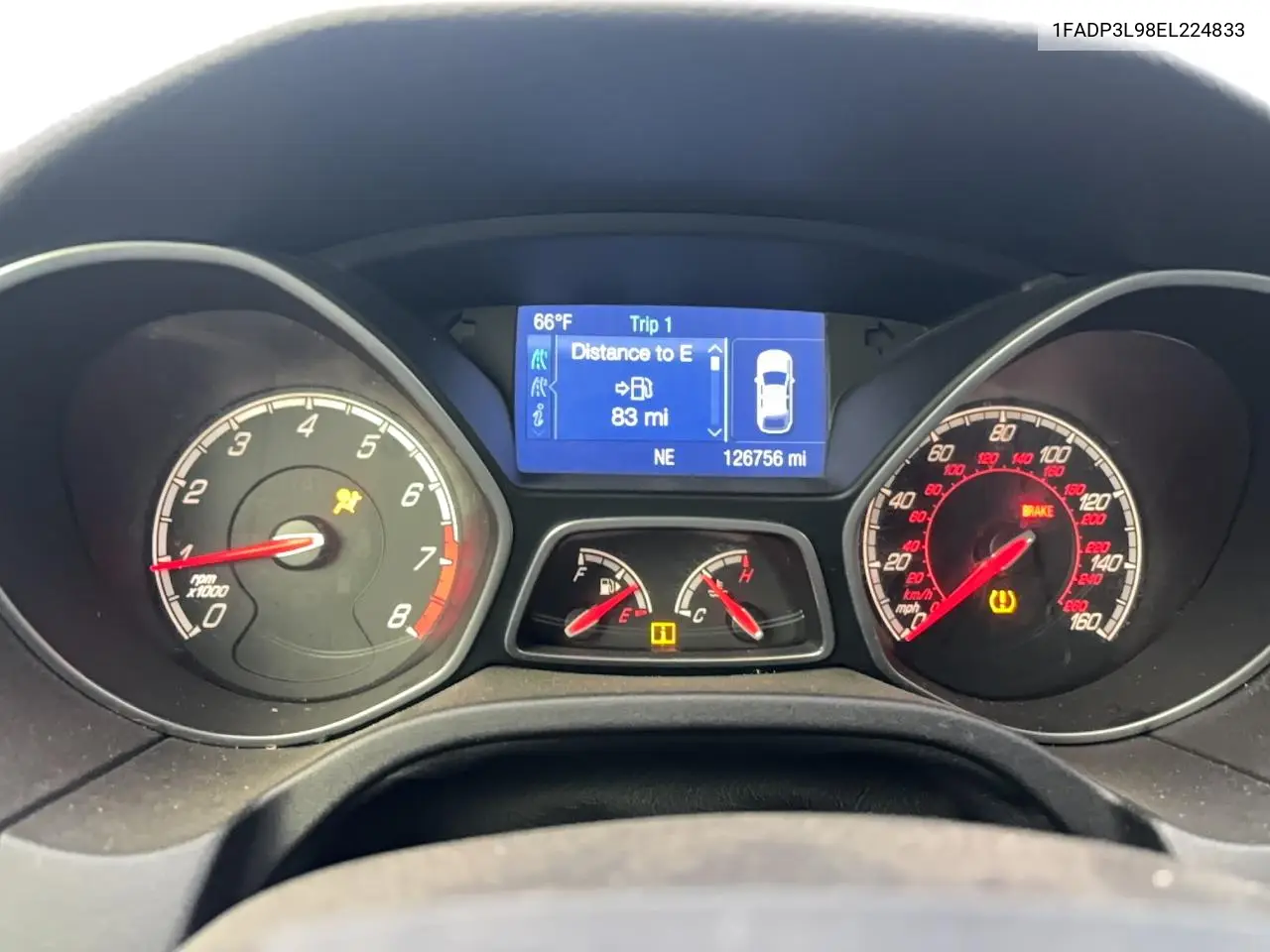 1FADP3L98EL224833 2014 Ford Focus St