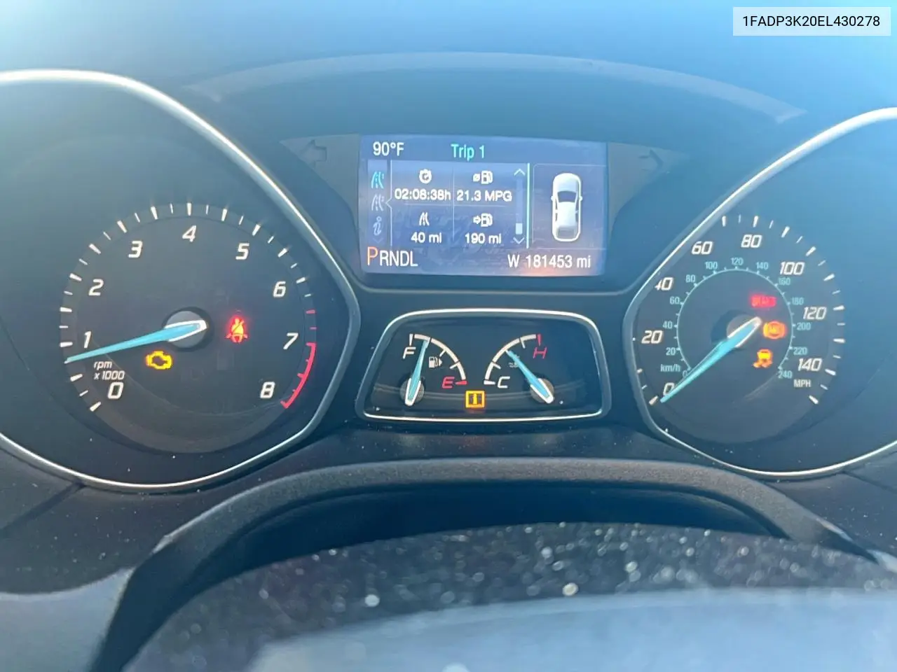 1FADP3K20EL430278 2014 Ford Focus Se