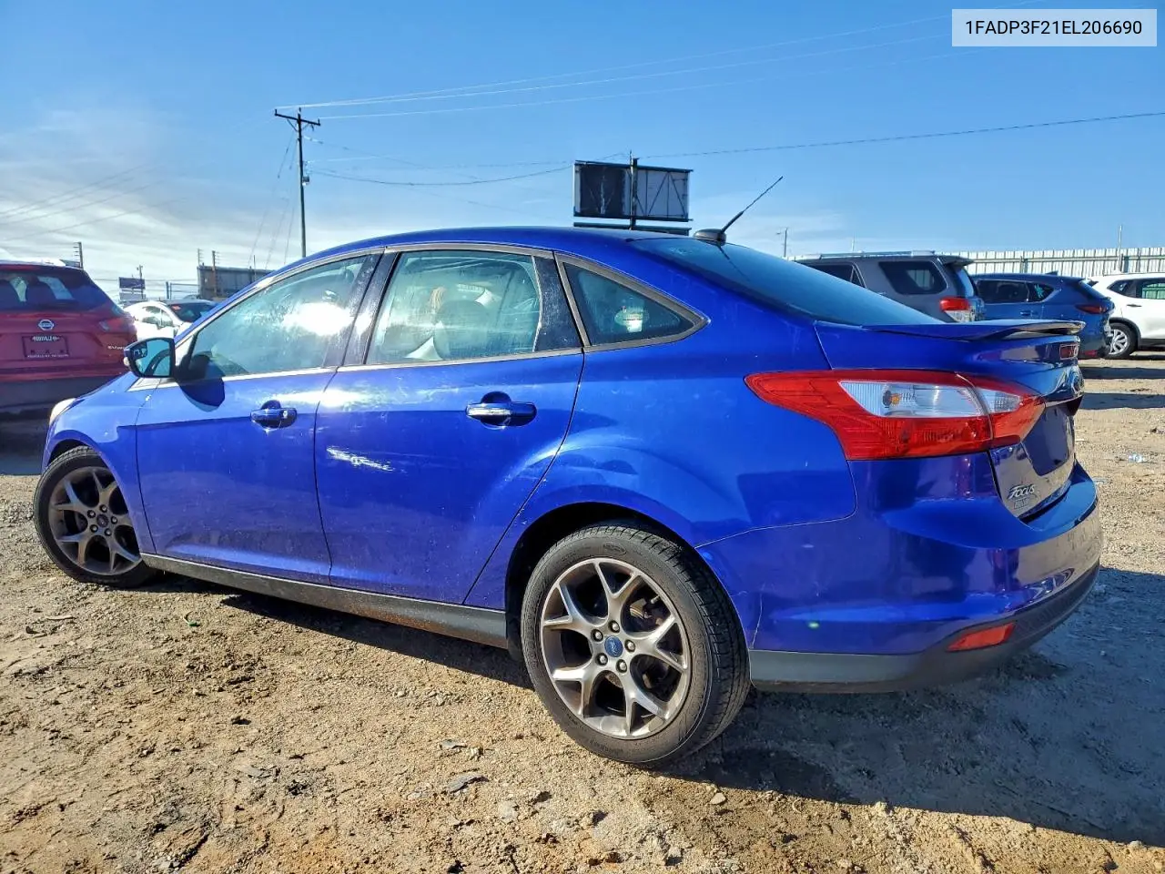 1FADP3F21EL206690 2014 Ford Focus Se