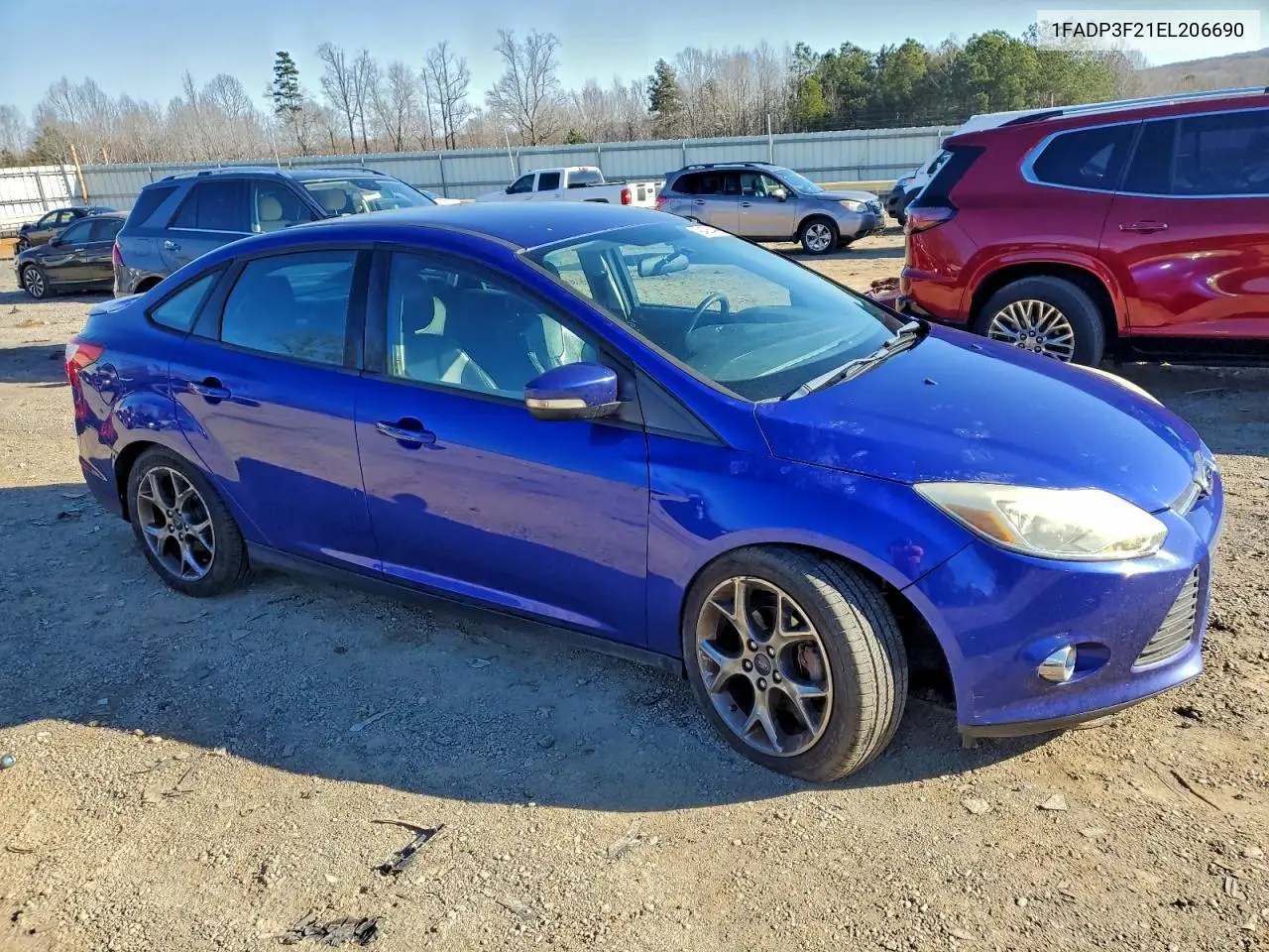 1FADP3F21EL206690 2014 Ford Focus Se
