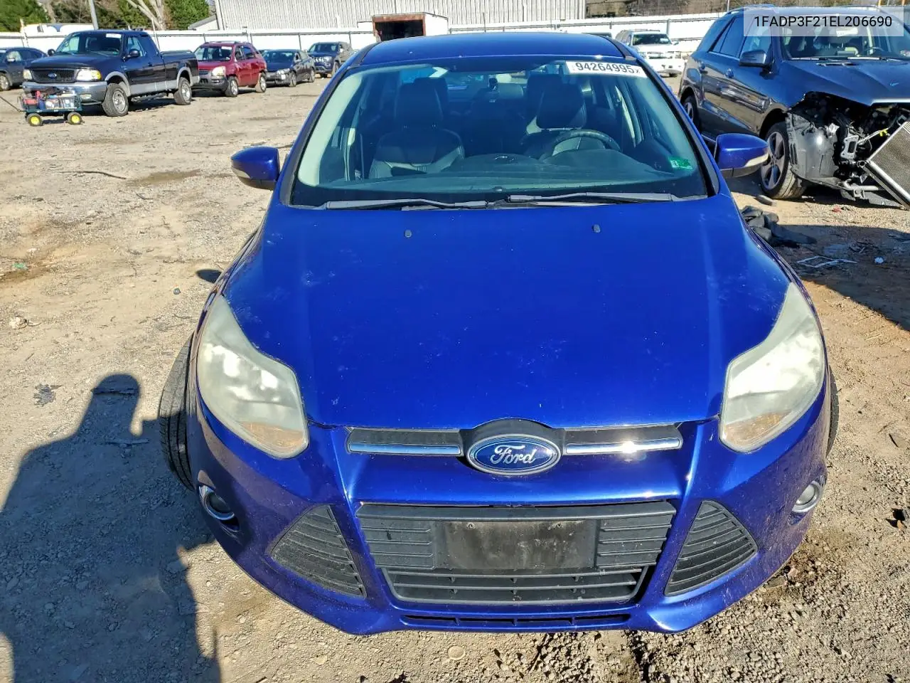 1FADP3F21EL206690 2014 Ford Focus Se