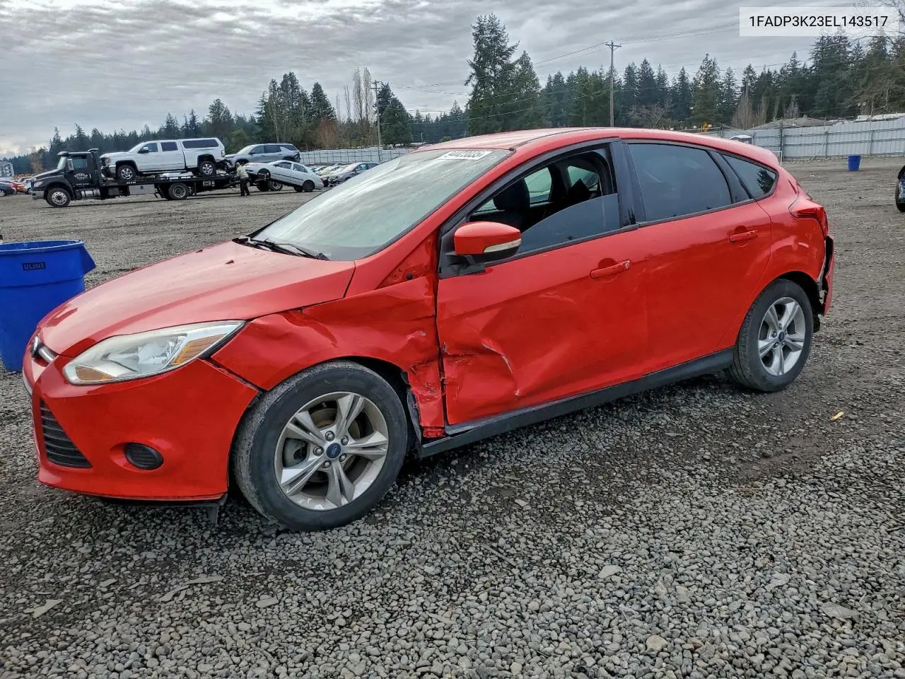 1FADP3K23EL143517 2014 Ford Focus Se
