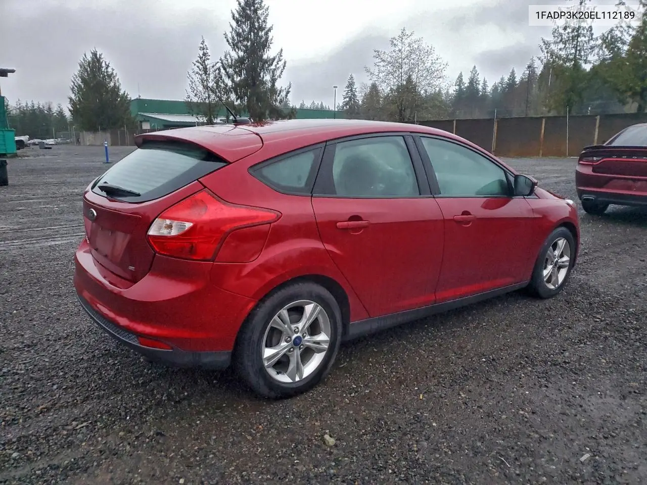 1FADP3K20EL112189 2014 Ford Focus Se