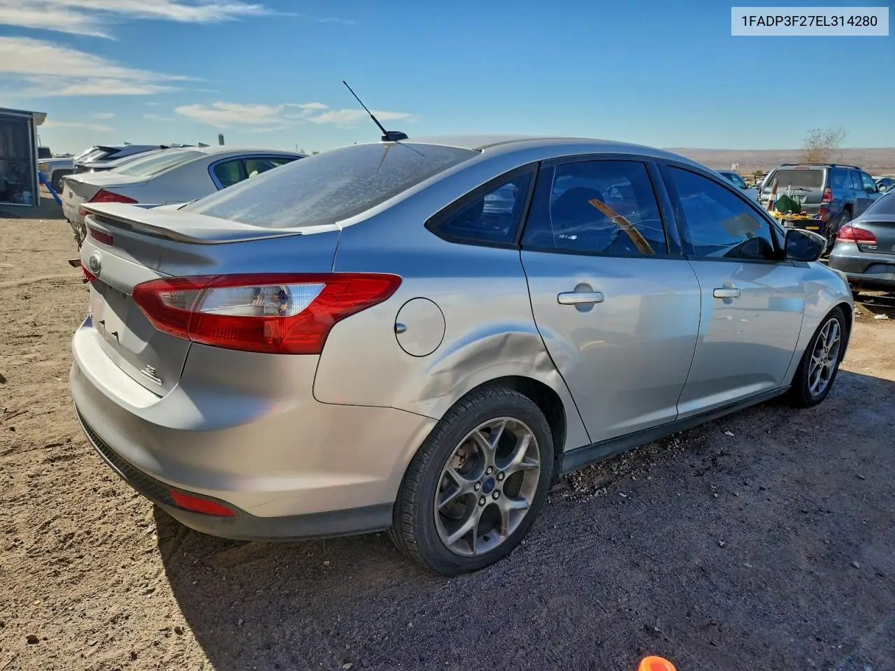 1FADP3F27EL314280 2014 Ford Focus Se