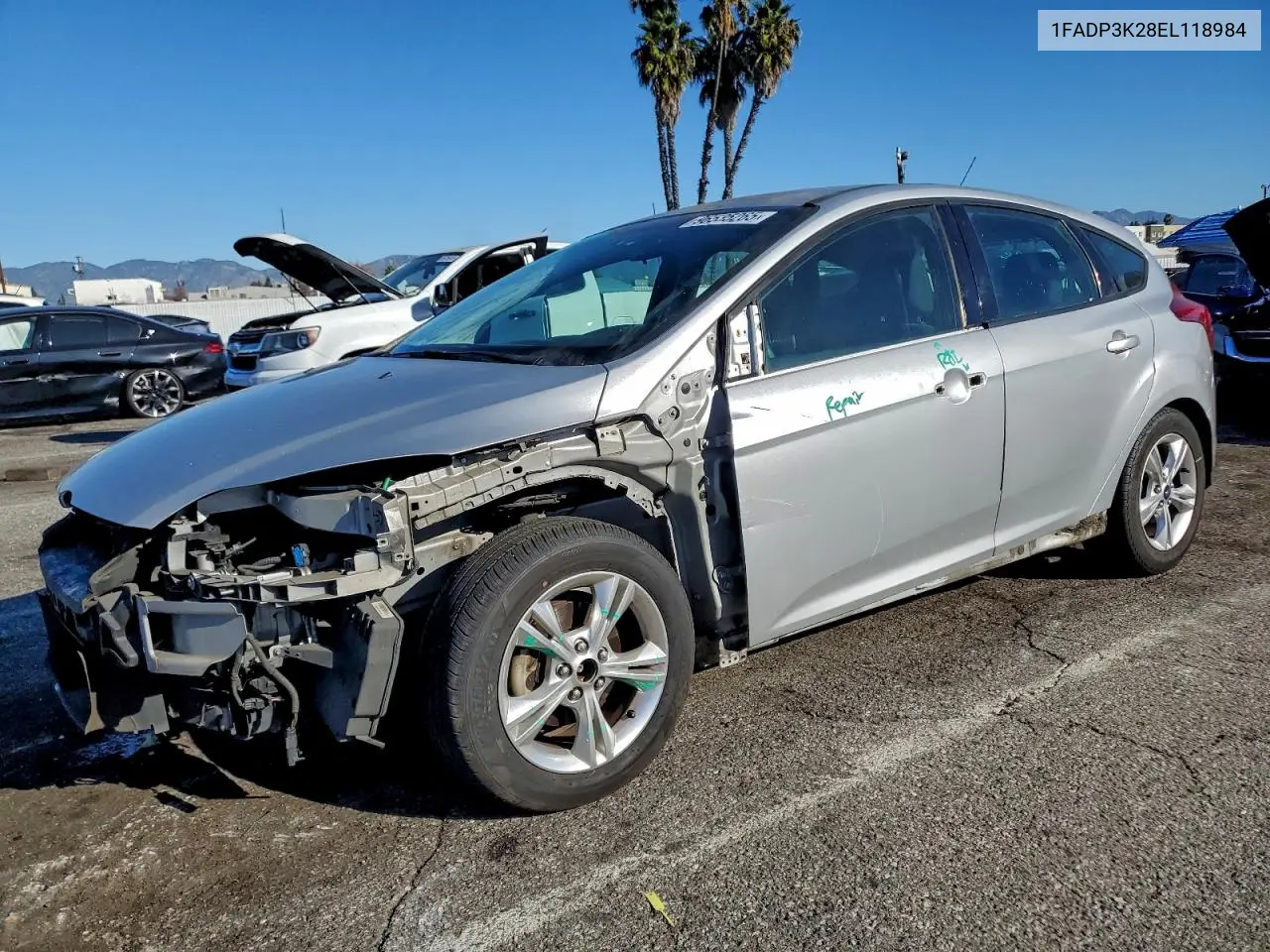 1FADP3K28EL118984 2014 Ford Focus Se