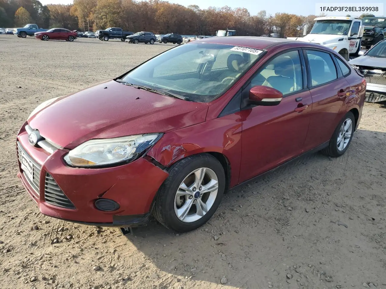 1FADP3F28EL359938 2014 Ford Focus Se