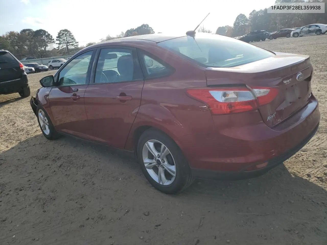 1FADP3F28EL359938 2014 Ford Focus Se