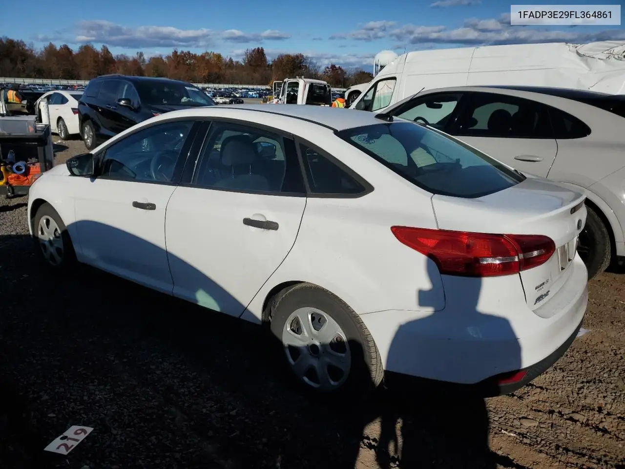 1FADP3E29FL364861 2015 Ford Focus S