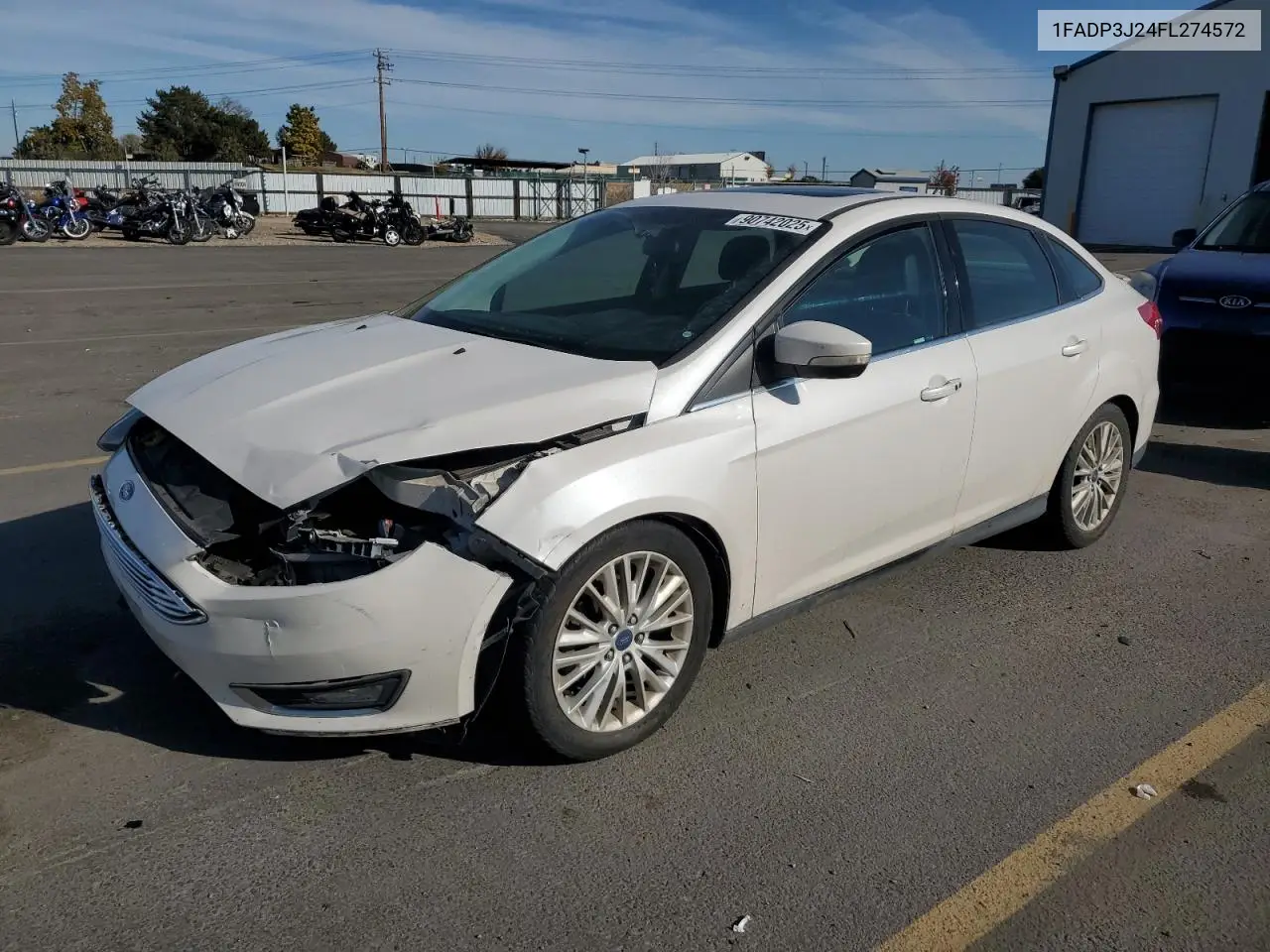 1FADP3J24FL274572 2015 Ford Focus Titanium