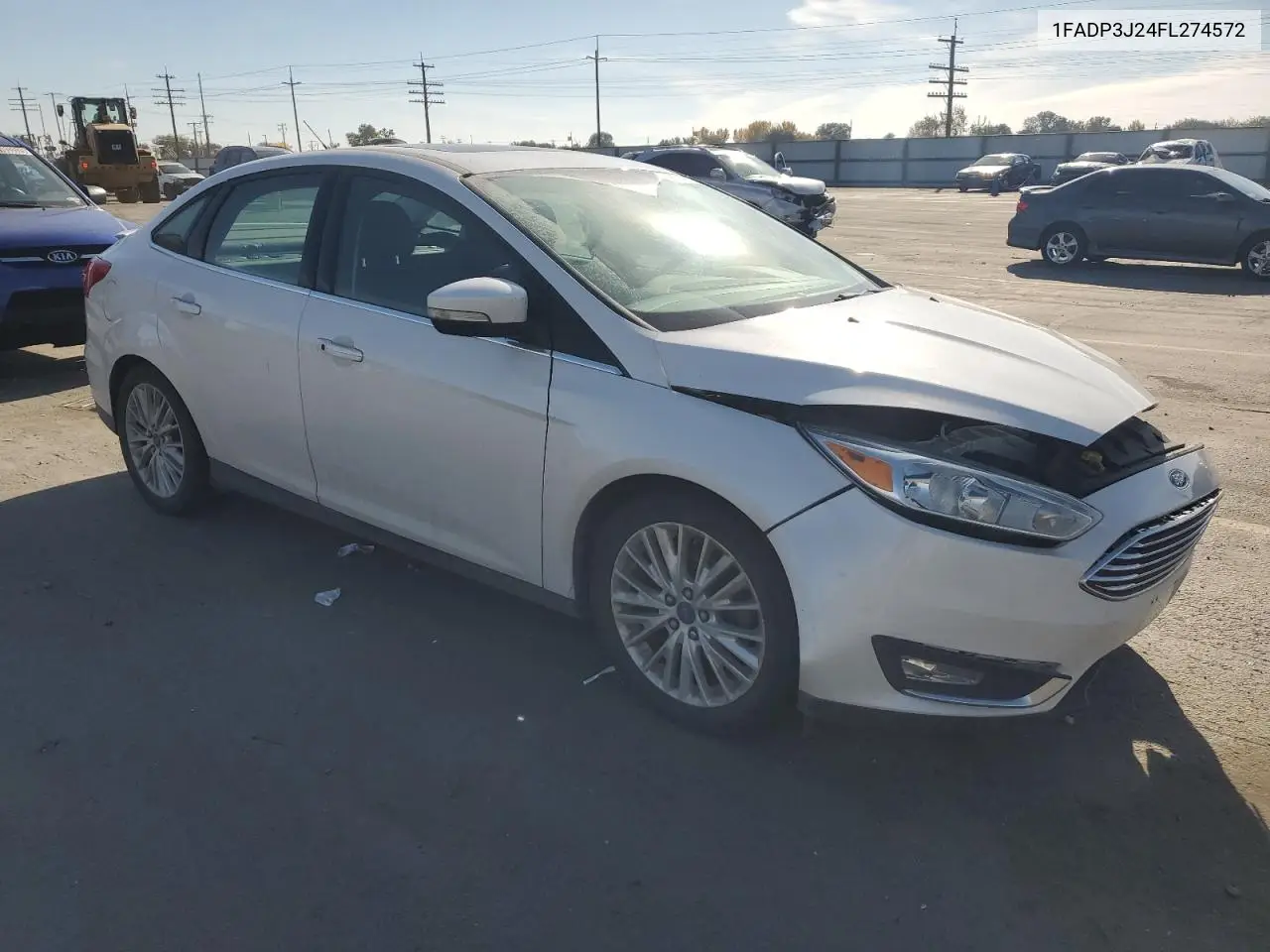 1FADP3J24FL274572 2015 Ford Focus Titanium