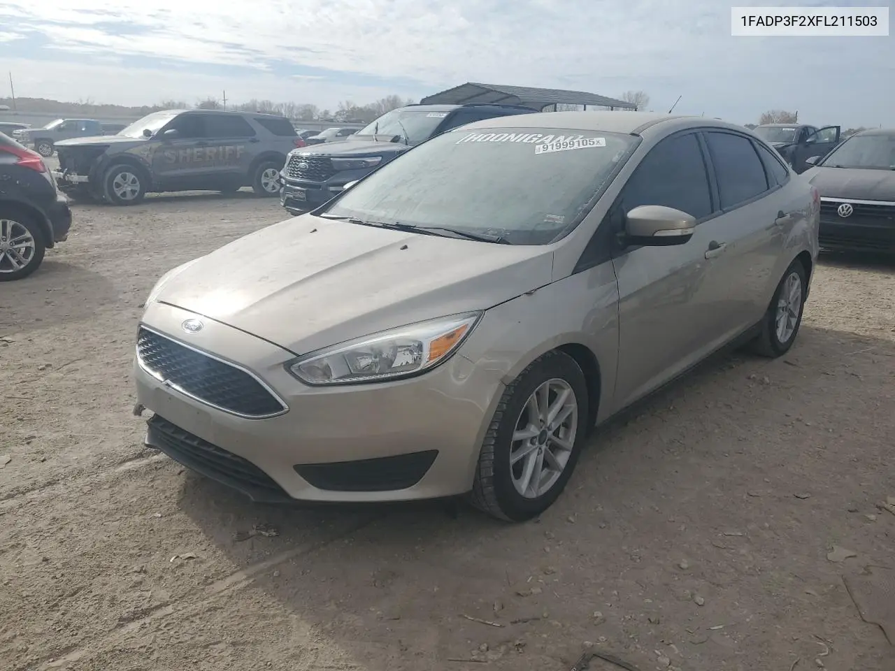 1FADP3F2XFL211503 2015 Ford Focus Se