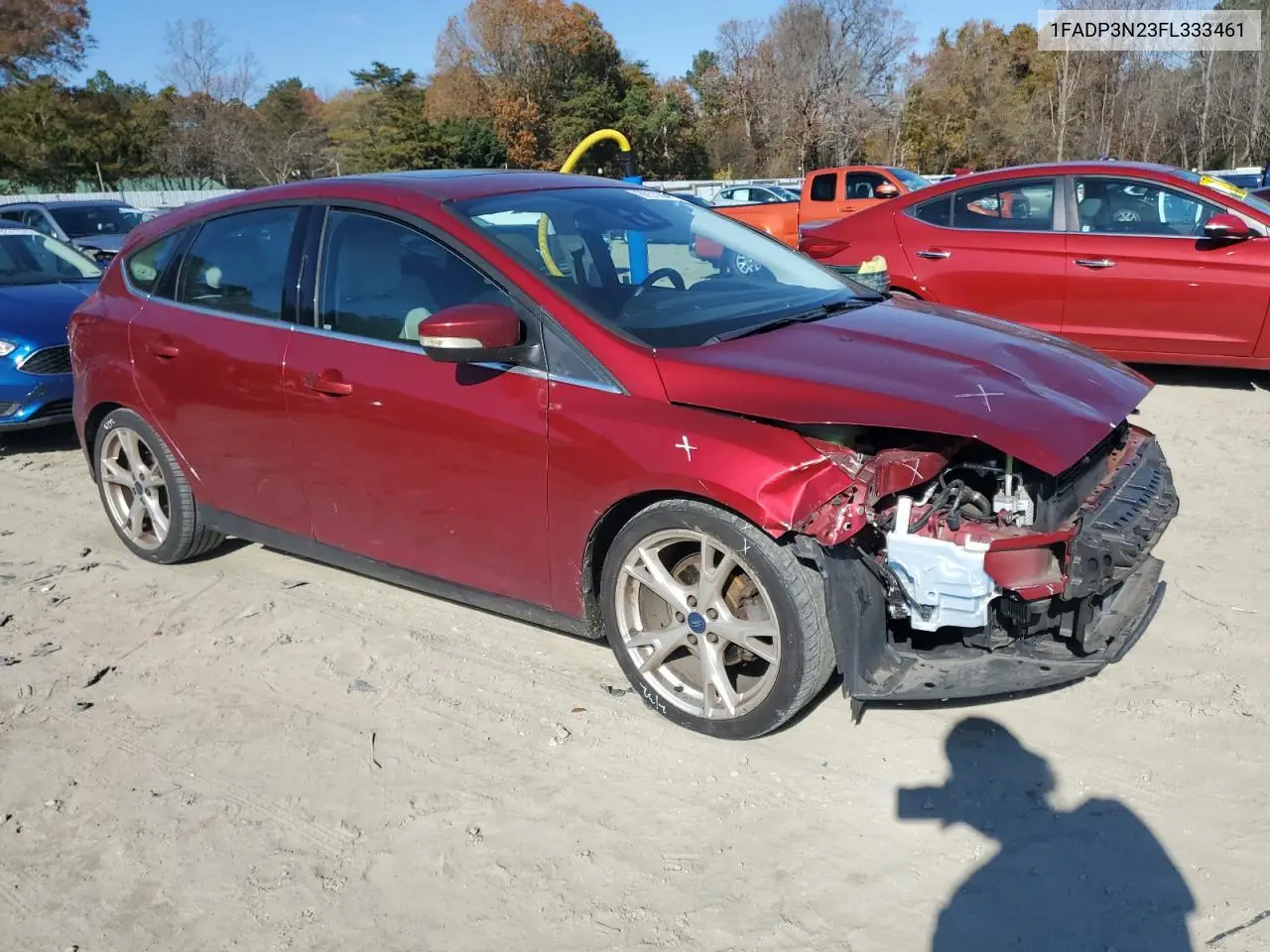 1FADP3N23FL333461 2015 Ford Focus Titanium