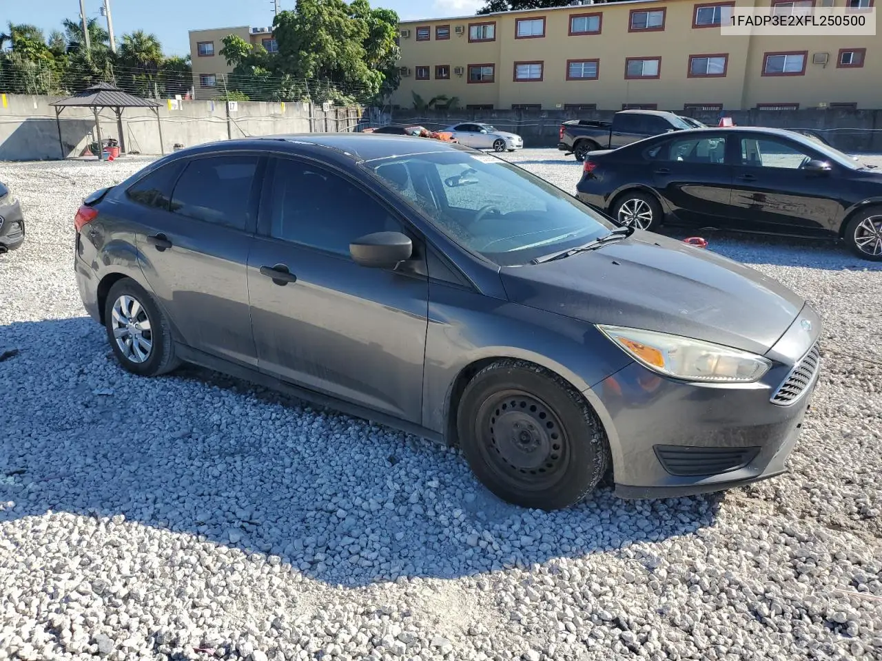 1FADP3E2XFL250500 2015 Ford Focus S