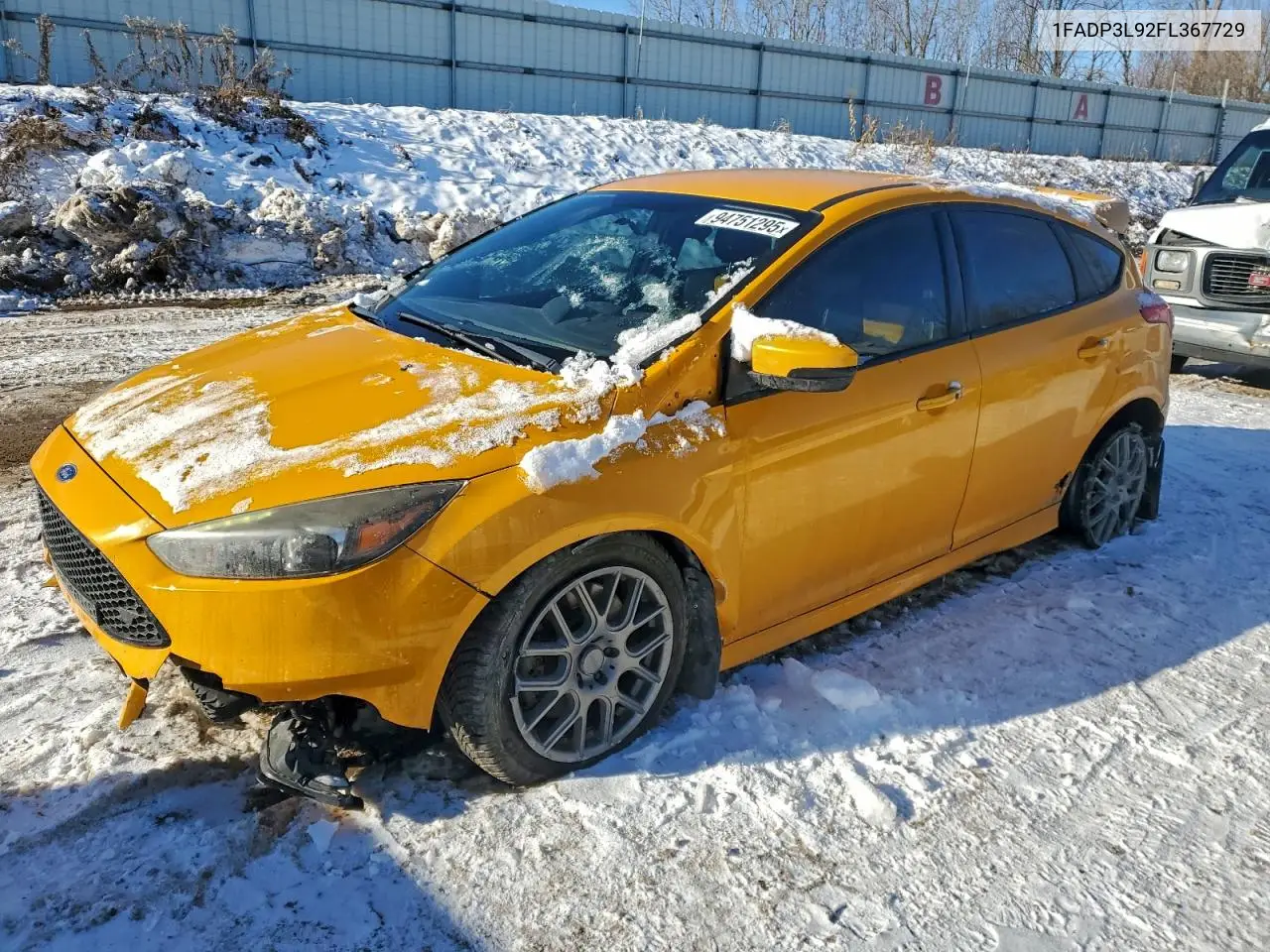 1FADP3L92FL367729 2015 Ford Focus St