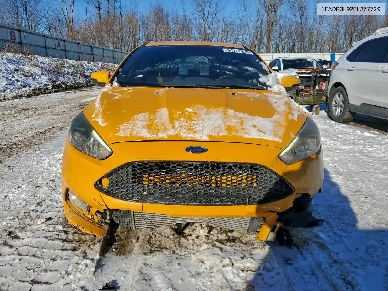 1FADP3L92FL367729 2015 Ford Focus St