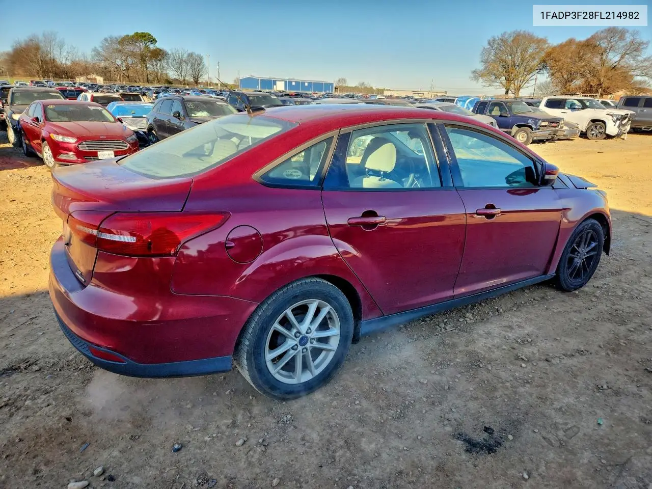 1FADP3F28FL214982 2015 Ford Focus Se